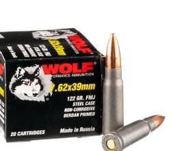 Buy Wolf 7.62x39 122gr FMJ